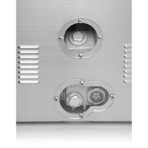 Aparat profesional de vidat cu camera 1000 W, banda sigilare 410 mm, latime 3 mm, timp si ciclu de sigilare ajustabile, Inox, display digital, Hendi Profi Line, 505x567x(h)465 mm
